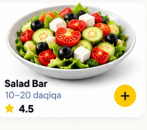 Salad Bar — 10–20 daqiqa